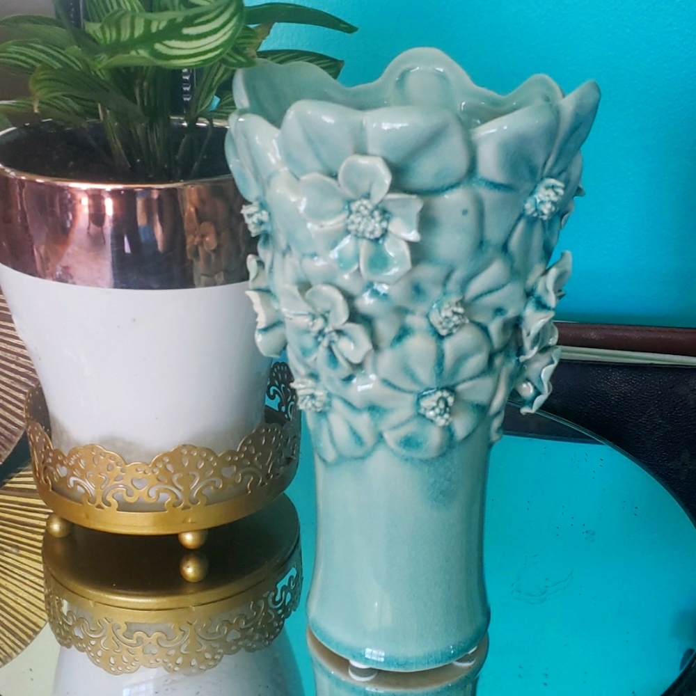 Vintage Glaze Pottery Vase